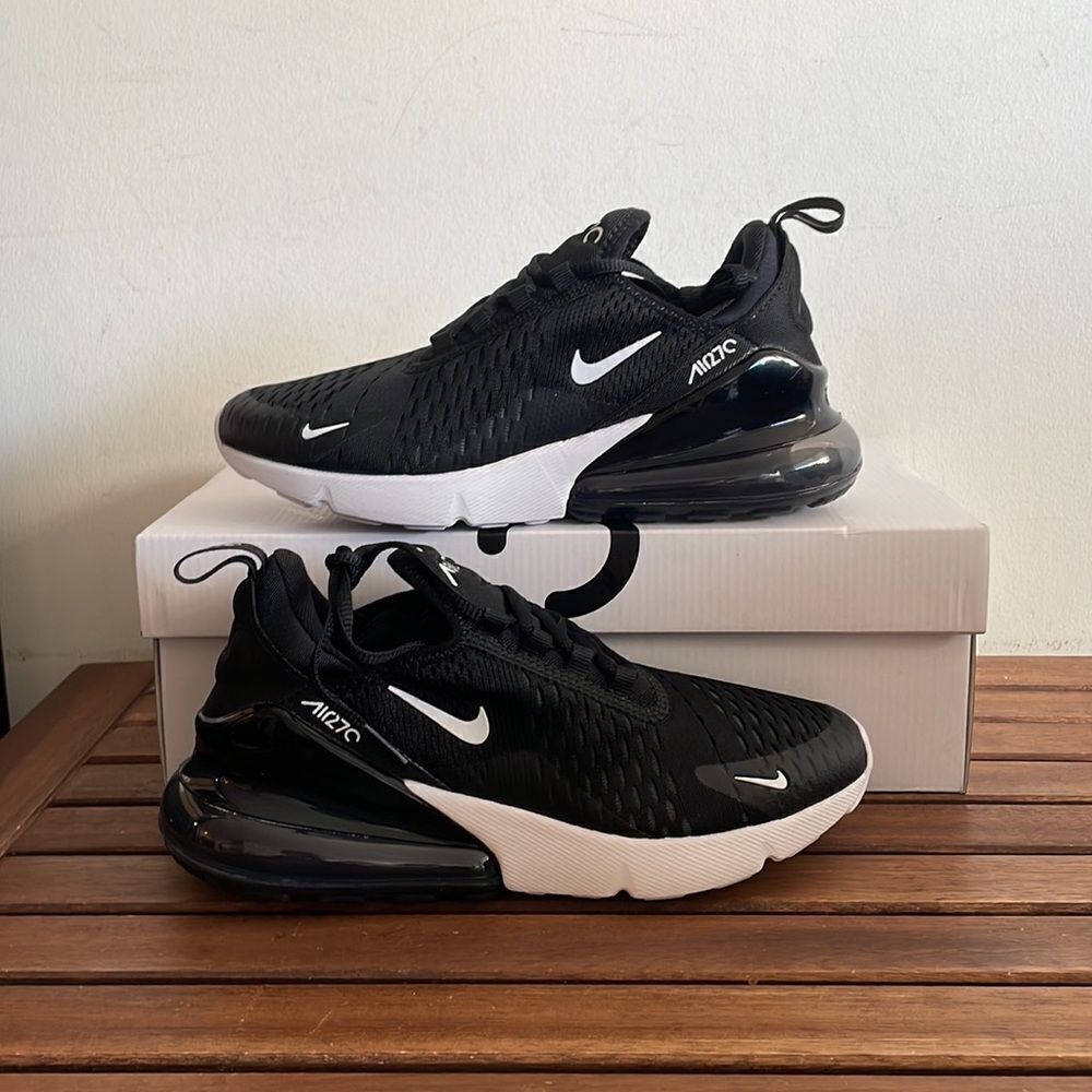 Nike Air Max 270 Black/White/Anthracite USA Women 6.5/UK 4/EU 37.5(AH6789-001)